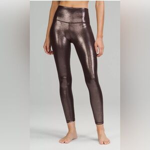 Lululemon Align High-Rise Pant 25" *Shine Radiate Foil Print French Press